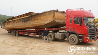 大型淘沙工程机械设备运输——超宽淘沙船运输