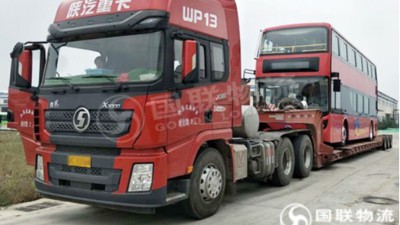 国联大件物流——比亚迪双层大巴车运输